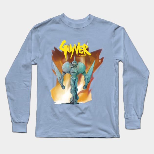 guyver Long Sleeve T-Shirt by tinbott